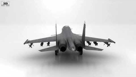 Sukhoi Su-34 3D model by 3DModels.org