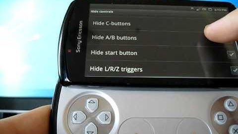 N64oid C Buttons on touch screen Xperia Play