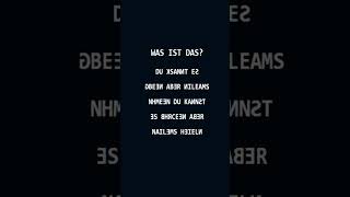 KANNST DU DAS LESEN? 🧠 #Shorts #OptiCore #Rätsel