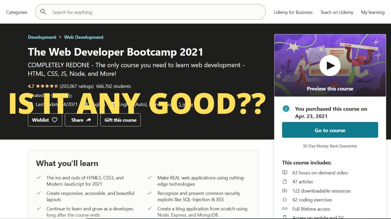 100 Days Of Code challenge colt steeles web developer bootcamp on
