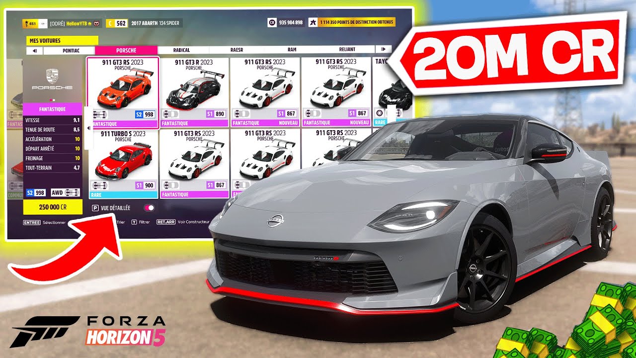 Forza Horizon 5 Liste Voiture 2023