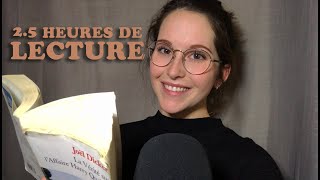 ASMR - 2h30 de LECTURE pour t'endormir 💤 *CHUCHOTEMENT INTENSES* (compilation!)