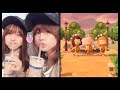Inorin and Tomoyo freaked out when visiting Mikku's Island in Animal Crossing [Eng Sub]