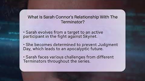 What Is Sarah Connor