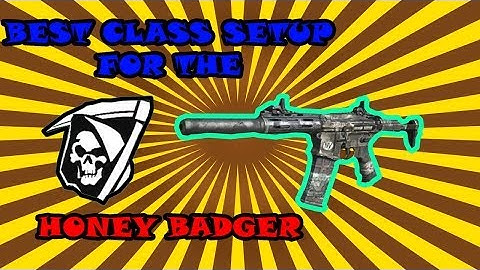 COD Ghosts - Best Class Setup For The "HONEY BADGER" (High Kills, Low Death)