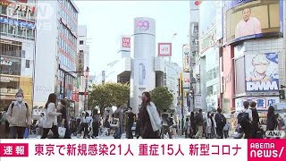 東京の新規感染21人 前週同曜日比15人減 新型コロナ(2021年10月28日)