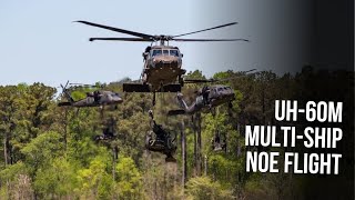 UH-60M Multi-ship NOE Flight