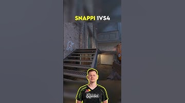 SNAPPI 1VS4 #cs2 #csgo #counterstrike #cs2moments #shorts