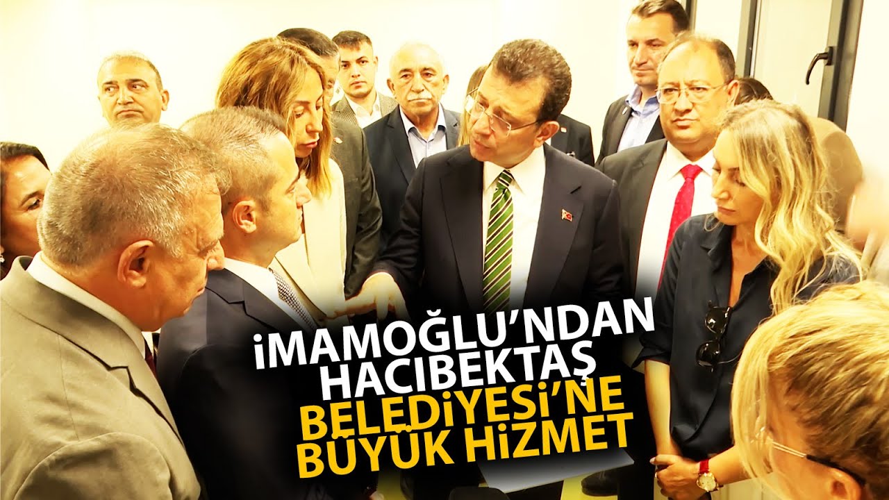 Ekrem İmamoğlu'ndan Hacıbektaş Belediyesi'ne büyük hizmet!