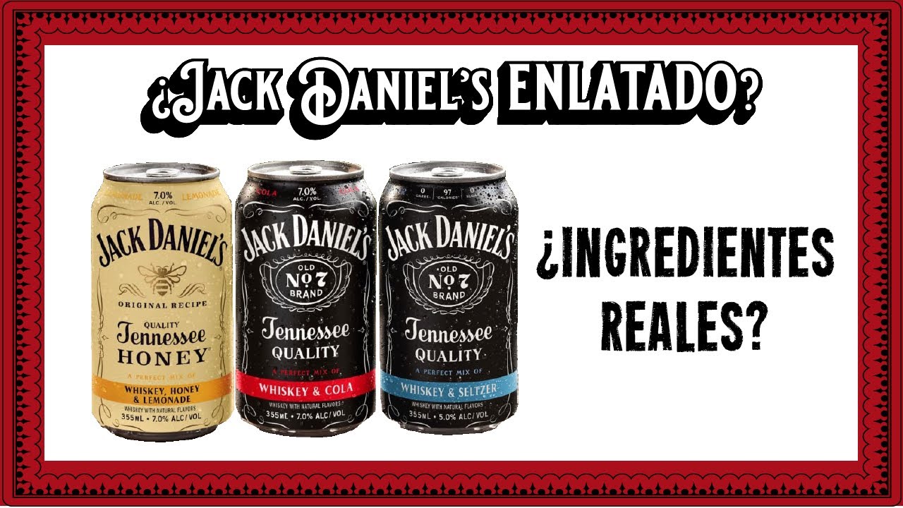 ¿Jack Daniels ENLATADO? 💥 ¿Ingredientes REALES? ¿Mismo Sabor? ¿🤡 o