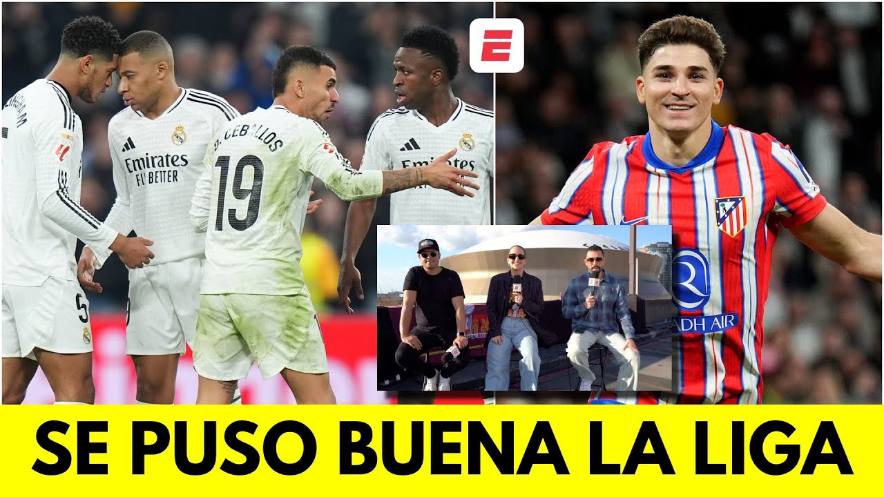 HAY LIGA tras EMPATE del REAL MADRID y el ATLÉTICO en el DERBI ...