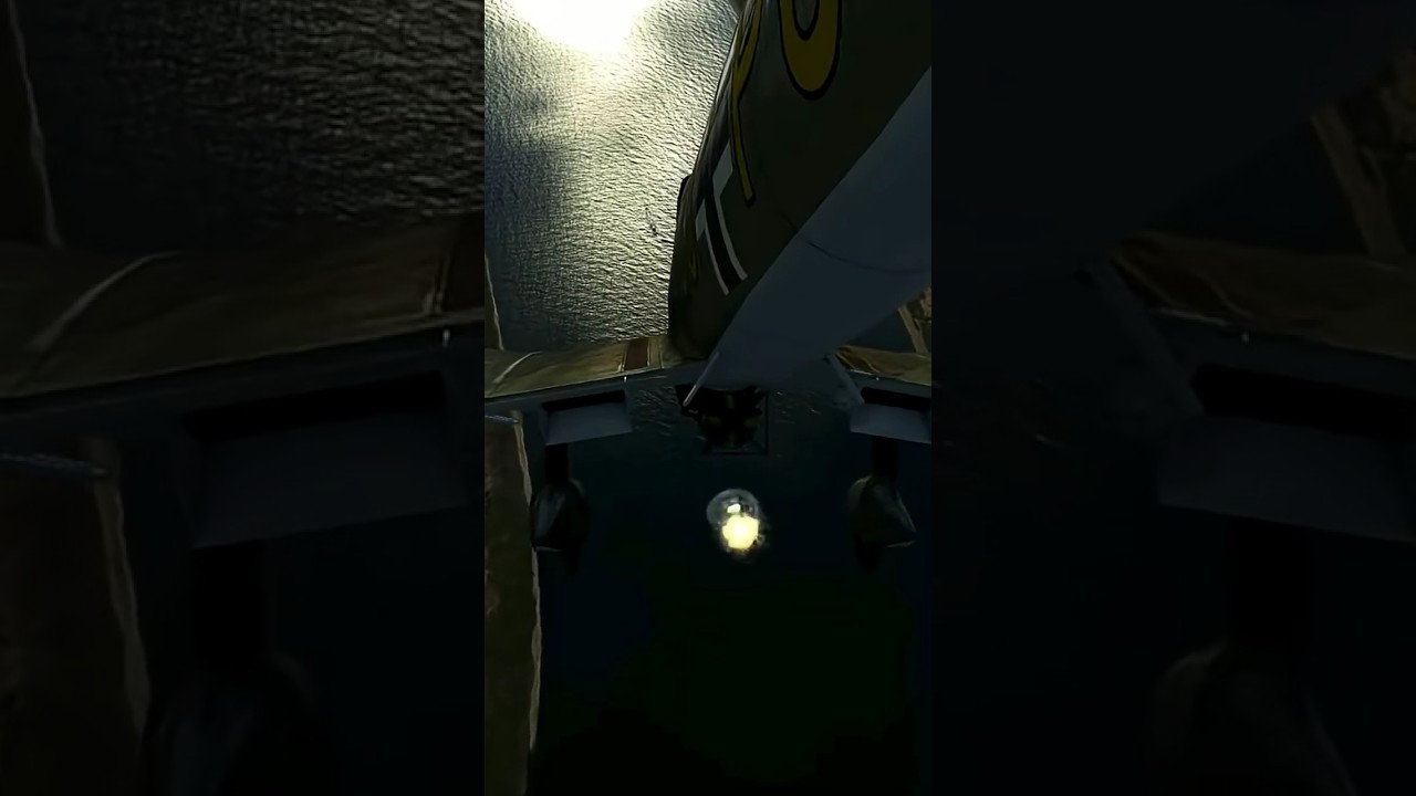 Stukas divebombing cargo ships 