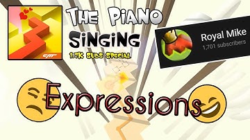 Dancing Line Singing - Expressions (The Piano)