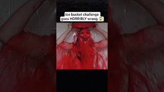 ICE BUCKET CHALLENGE GOES HORRIBLY WRONG 😱 #icebucketchallenge #mentalhealth #emo #horror #scary