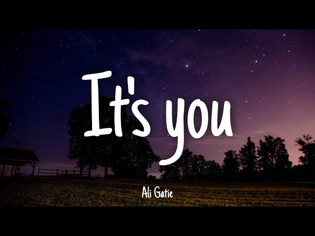 IT'S YOU - Ali Gatie | Lyrics (Please don't break my heart) 1HOUR class=