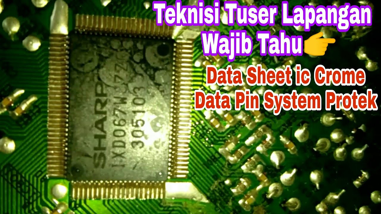 Data Pin Protek ic IXD067WJZZQ_tv Sharp Slim Gagal start/Protek YouTube