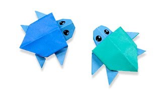 Easy Origami Turtle  How to Make Turtle Step by Step