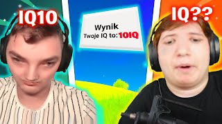 OSZUKAŁ Kebcia w Teście na IQ! (Pojedynek MŁOTKÓW XD)