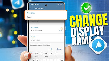 How to Change Your Display Name & Username in Telegram on Android | Edit Profile Info on Telegram