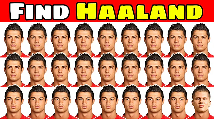 Can You Find Haaland ? 🔎 Test Your Eyes ? Find Neymar , Messi , Ronaldo , Haaland ?