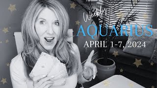 AQUARIUS - YOU MANIFESTED THIS, AQUA! NEW WORK & LOVE! A TWIST OF FATE & SETTING A 