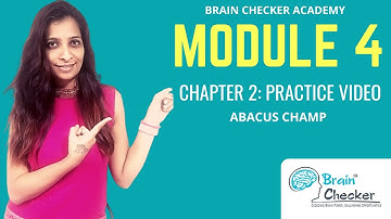 Module-4 I Chapter-2 I Video-11: Abacus Two Digit Subtraction Practice Video [Soroban Method]