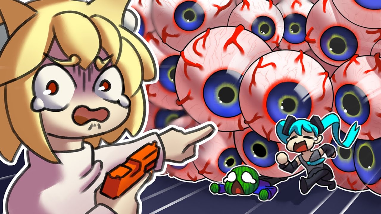 Террария, но КАЖДЫЙ враг — это Око Ктулху