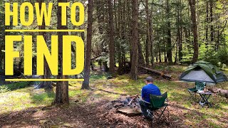 Free Tent Camping at Dispersed Campsites in the National Forest