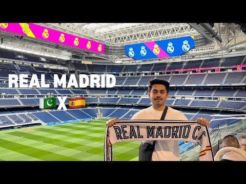 Shocked in Real Madrid’s stadium | stadium tour