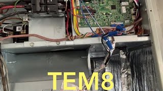 How to install j5 jumper for TEM8 . With surprise float switch problem