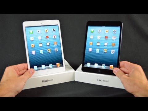 Ipad Mini 1 16Gb - Apple iPad mini (White vs Black): Unboxing & Demo