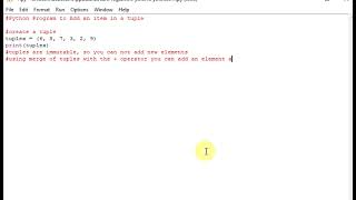 Python Program to Add an item in a tuple