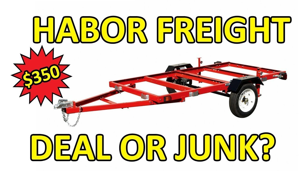 Harbor Freight Trailer?? JUNK or NOT??? 1 YEAR REVIEW! 