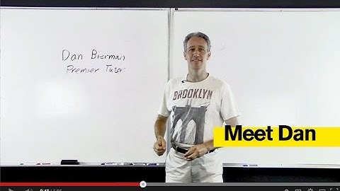 Test Prep: Meet Dan - Premier Level Tutor | The Princeton Review