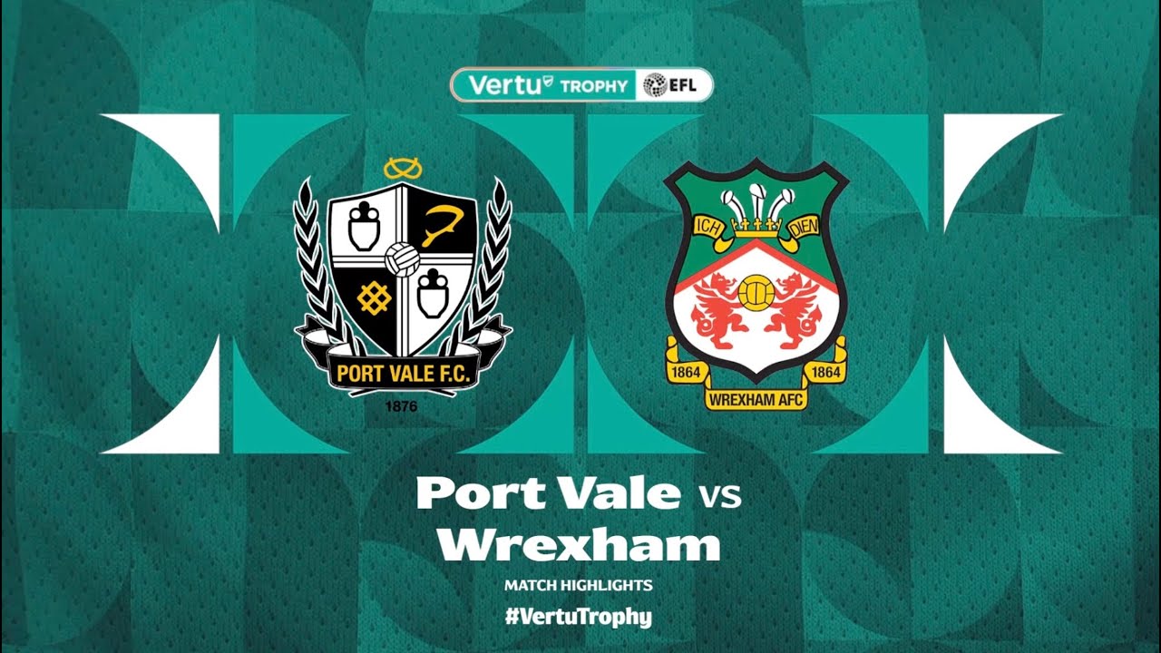 Highlights | Port Vale vs Wrexham [4th February 2025] - YouTube