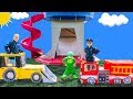 Paw Patrol Lookout Tower Defended By Assistant and Officer Ryan From PJ Mask Baby Gekko