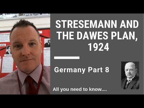 Stresemann and the Dawes Plan,1924