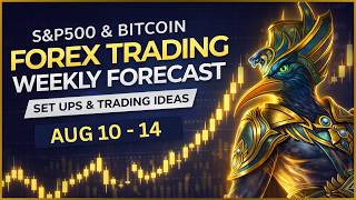 🎯 Weekly Forex Forecast | EURUSD, GBPUSD, USDJPY, BITCOIN, S&P500, AUDUSD, XAUUSD OIL (08/10/2026)