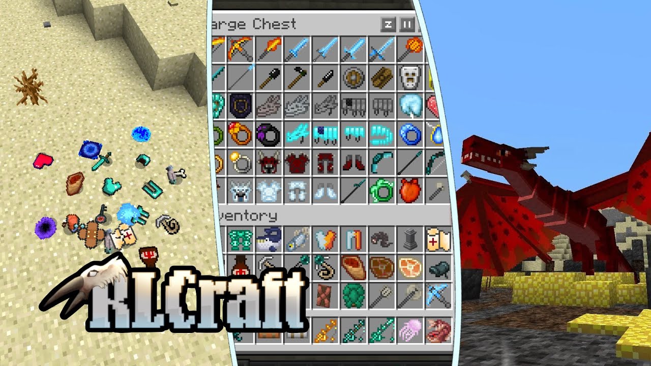 Cách Cài Addon RL Craft V5 Mới Nhất Hỗ Trợ Máy Yếu Có Boss Và Rồng Y ...