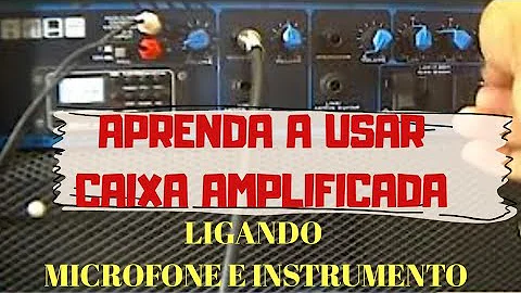 Como ligar uma caixa acústica?