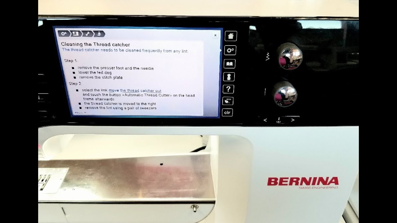Download How to clean your Bernina thread catcher!