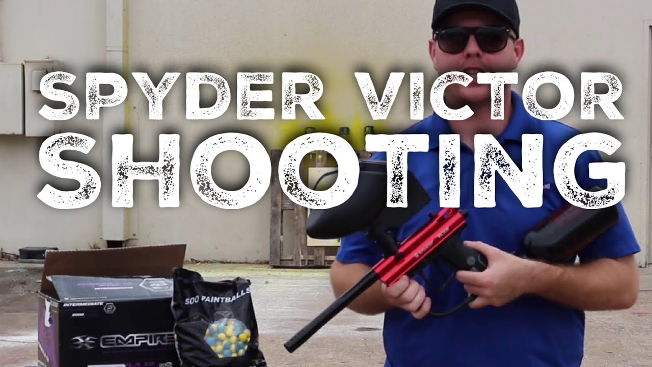 Spyder Victor Semi-Auto Paintball Gun - Olive Green (Model 15157)