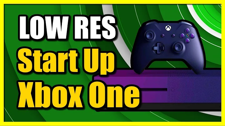 How to Start Xbox One into Low Resolution Mode to FIX NO SIGNAL (Easy Tutorial)