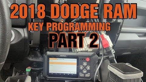 2018 Dodge Ram key Programming (part 2)