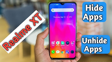 How to hide & unhide Apps in Realme XT, Hide apps realme XT