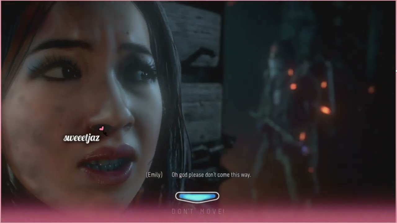 Emily alone under the Mines - Until Dawn