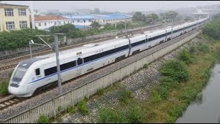 CRH1B, China High Speed train 中國高速列車 (D2212/3上海虹桥往重庆北, Shanghai to Chongqing Train)