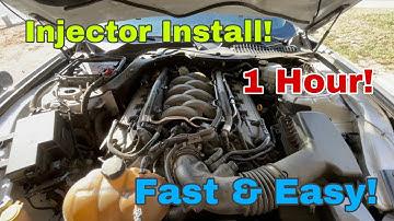 2011-2017 Ford Mustang GT Injector Install (LU47) Ford Performance 47lb