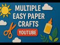 How to make | school project | easy craft ideas | paper craft | The craft ideas