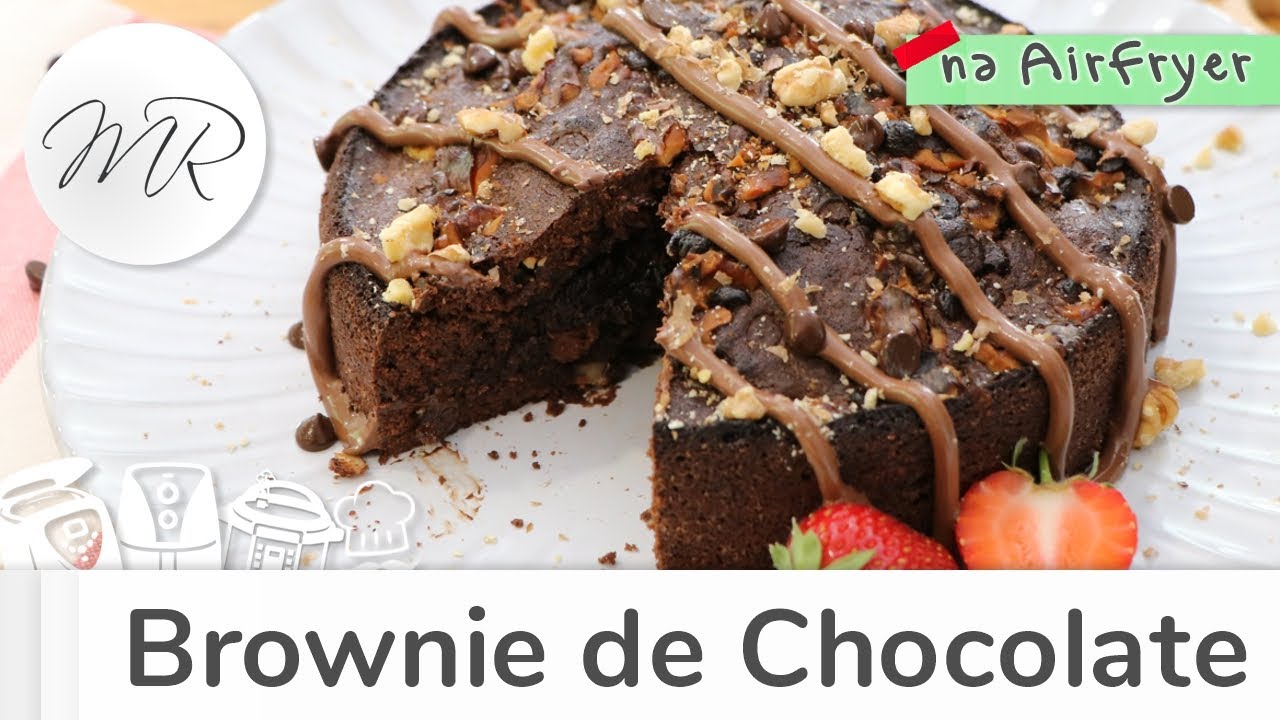 Brownie de Chocolate na AirFryer - Fritadeira Sem Óleo - Maurício Rodrigues